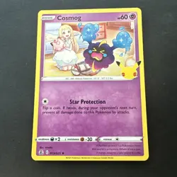 Cosmog 13/25 Holo Rare 25th Anniversary Celebrations Pokemon TCG Near Mint - Image 1