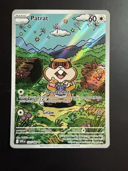 Patrat 152/086 Illustration Art Rare Pokemon Card SV: White Flare NM - Image 1