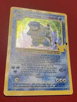 Blastoise 2/102 Celebrations: Classic Collection Holo Pokemon Card TCG - Image 4
