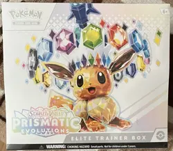 Pokemon TCG Scarlet Violet Prismatic Evolutions Elite Trainer Box ETB NEW - Image 1