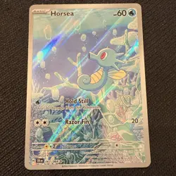 Horsea 067/064 Shrouded Fable Holo Illustration Rare Pokemon TCG - NM - Image 1