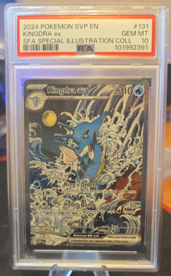 2024 POKEMON SVP PROMO SPECIAL ILLUSTRATION COLLECTION #131 KINGDRA EX PSA 10 - Image 1