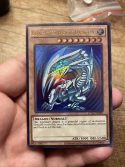 Yu-Gi-Oh Blue Eyes White Dragon LCKC-EN001 Ultra Rare +Bonus FREE SHIPPING! - Image 1