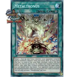 Yugioh! 1x Metaltronus RA04-EN100 Collector's Rare 1st Ed NM - Image 1