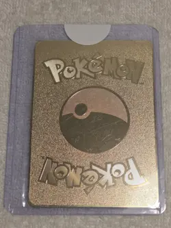 Sylveon I Choose You Soulmates RomanceGold Metal Fan Art Card - Image 2