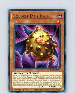 Yu-Gi-Oh TCG Golden-Eyes Idol KICO-EN011 1st Edition Regular Rare Card NM - Image 1