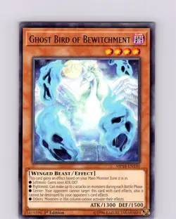 Yu-Gi-Oh TCG Ghost Bird Of Bewitchment MP18-EN190 1st Edition Rare Card NM - Image 1