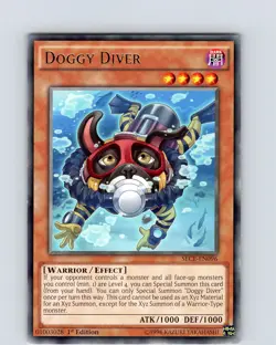 Yu-Gi-Oh TCG Doggy Diver SECE-EN096 1st Edition Regular Rare Card NM - Image 1