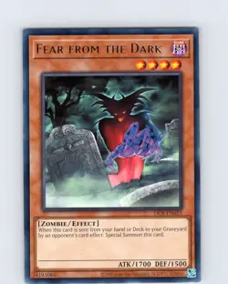 Yu-Gi-Oh TCG Fear From The Dark DCR-EN025 25th Anniversary Rare Card NM - Image 1