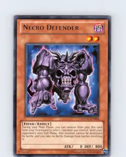 Yu-Gi-Oh TCG Necro Defender EXVC-EN004 Unlimited Regular Rare Card NM - Image 1