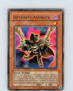 Yu-Gi-Oh TCG Infernity Avenger TSHD-EN015 Unlimited Regular Rare Card NM - Image 1