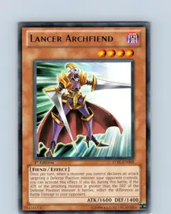 Yu-Gi-Oh TCG Lance Archfiend STBL-EN009 1st Edition Regular Rare Card NM - Image 1