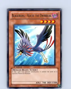 Yu-Gi-Oh TCG Blackwing - Kochi The Daybreak DP11-EN010 1st Edition Rare Card NM - Image 1