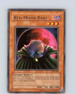 Yu-Gi-Oh TCG Red-Moon Baby PSV-090 Unlimited Regular Rare Card Played LP - Image 1