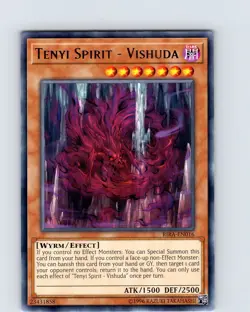 Yu-Gi-Oh TCG Tenyi Spirit - Vishuda RIRA-EN016 Unlimited Regular Rare Card NM - Image 1