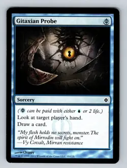 1x MTG | Gitaxian Probe New Phyrexia LP - Image 1