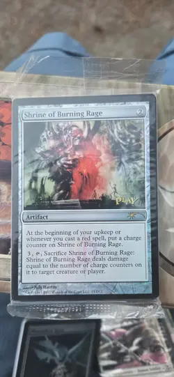 Sealed Pack FOIL Shrine of Burning Rage NM Promo MTG Magic the Gathering - Image 1