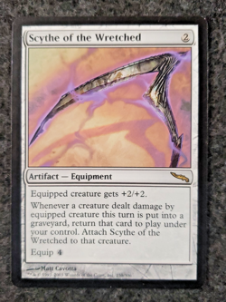 Scythe of the Wretched #239 (NM) Mirrodin MRD Magic MTG (DS3D1L2) - Image 1