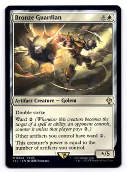 Bronze Guardian NM Commander: Final Fantasy 0234 MTG Regular - Image 1