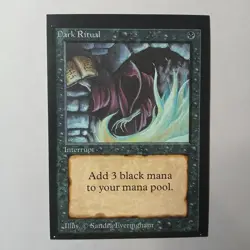 Dark Ritual x (1) MTG - Collectors' Edition (CE) - EX/NM - Image 1