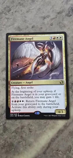 Firemane Angel Iconic Masters Regular Creature Angel Rare MTG - Image 1