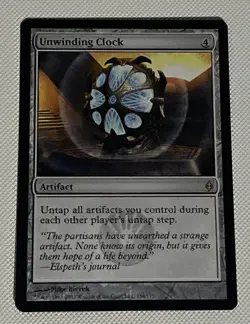 Unwinding Clock NM New Phyrexia Regular MTG - Image 1