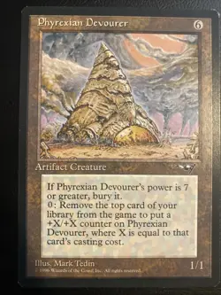 English - MTG Phyrexian Devourer - LP - Alliances - Image 1