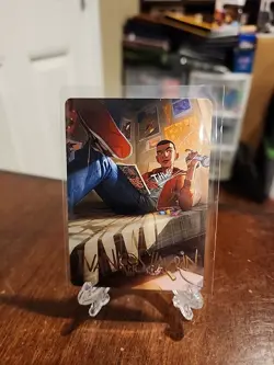 MTG Spider-Man Miles Morales Art Series Gold Stamped Signature 35/54 - Image 1