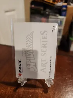 MTG Spider-Man Miles Morales Art Series Gold Stamped Signature 35/54 - Image 2