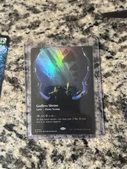 MTG - Godless Shrine 0280 (Borderless Foil) - Edge of Eternities NM/M Condition - Image 1