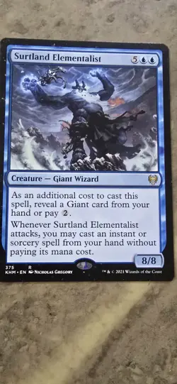 Surtland Elementalist Kaldheim Regular Rare Creature Giant Wizard MTG - Image 1
