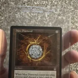 Mox Diamond Stronghold 1998 Near Mint Mtg Magic The Gathering Illus. Dan Frazier - Image 2