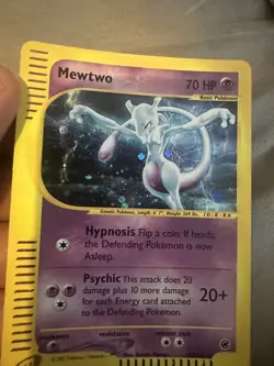 Pokemon Mewtwo 020/165 Expedition Base Set Holo Moderately Played - Image 1