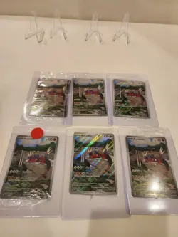 Koraidon SVP014 Scarlet & Violet Sealed Promo Pokemon set of 6 - Image 1