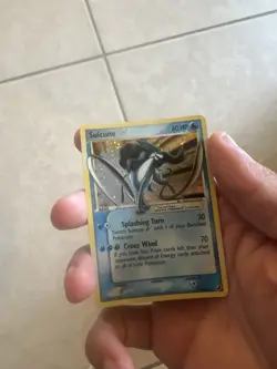 Pokemon Suicune Gold Star EX Unseen Forces Ultra Rare Holo - Image 1