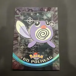 Poliwag #60 Holo Black Label - Pokemon Topps TV Animation - Image 1