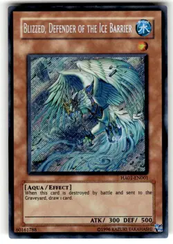 BLIZZED, DEFENDER OF THE ICE BARRIER HA01-EN001 LIMITED EDITION Yugioh NM - Image 1