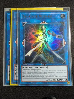 Yugioh - 3x Tri-Gate Wizard SDCL-EN042 1st Edition Ultra Rare NM - Image 1