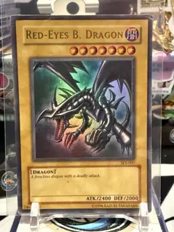 Yugioh Red Eyes B. Dragon SDJ-001 Super Rare Unlimited Edition PJ 12Z - Image 1