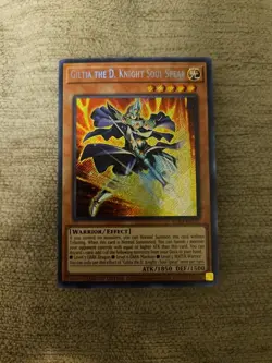 Yugioh Giltia the D. Knight Soul Spear LDS3-EN137 Secret Rare Limited Edition NM - Image 1
