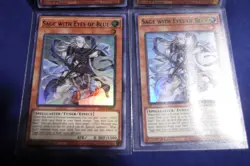 (4) SAGE WITH EYES OF BLUE LDS2-EN011 1st Ed (Grn,Pur,Blu,Gld) - Yugioh Card NM - Image 3