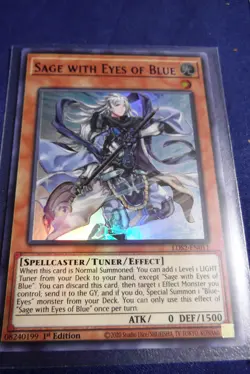 (4) SAGE WITH EYES OF BLUE LDS2-EN011 1st Ed (Grn,Pur,Blu,Gld) - Yugioh Card NM - Image 4