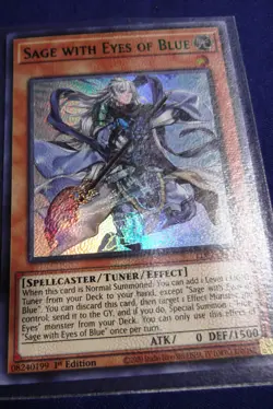 (4) SAGE WITH EYES OF BLUE LDS2-EN011 1st Ed (Grn,Pur,Blu,Gld) - Yugioh Card NM - Image 5