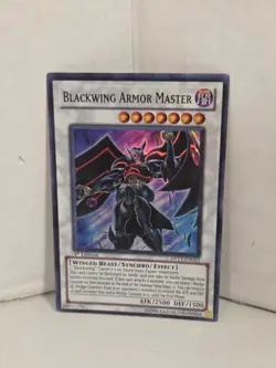 Yugioh Super Rare 1st Edition Blackwing Armor Master DP11-EN013 - Image 2