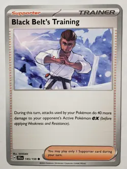 Black Belt's Training 145/159 NM / M - Journey Together Pokemon Card - GOSSAN - Image 1