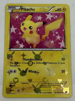 Pokemon Pikachu TCG Holo Card RC7/RC25 Legendary Treasures Radiant Collection - Image 1