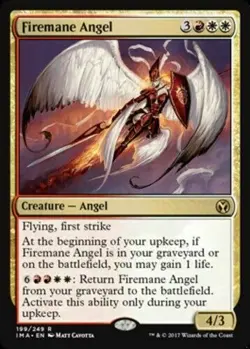 Firemane Angel NM/SP Gatecrash MTG Magic the Gathering Gold English Card - Image 1