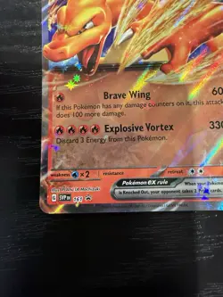 Charizard ex 161 Sv: Scarlet & Violet Promo Cards Holo Pokemon Card NM - Image 2