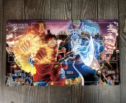 O-P OPCG TCG CCG Mat Trading Card Game Mat Table Playing Pad Duel Playmat & bag - Image 1