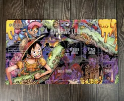 O-P Luffy OPCG TCG CCG Mat Duel Playmat Trading Card Game Pad Mousepad Free Bag - Image 1